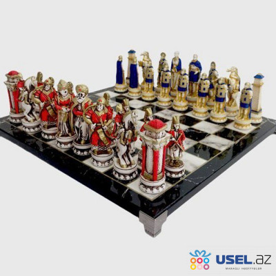Gift set of collectible chess "Battle for the Tower of Pisa", Ottomans 